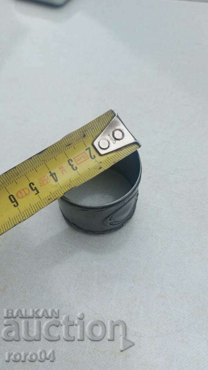 SILVER NAPKIN - NAPKIN RING - 6 SILVER NAPKIN - NAPKIN RING - 6