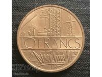 Франция. 10 франка 1976 г. UNC.