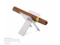 Cigar stand, metal folding cigar stand