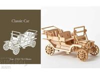 3D puzzle retro car, retro car, wooden toy