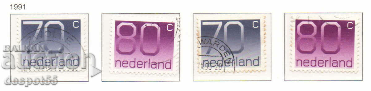 1991. Нидерландия. Цифрови пощенски марки.