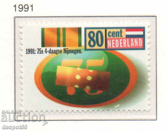 1991. The Netherlands. 75th anniversary of the Nijmegen march.