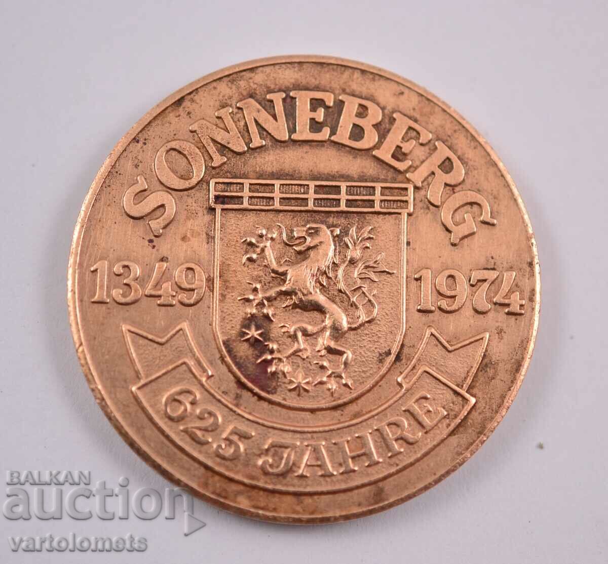Plaque - SONNEBERG 1349 - 1974
