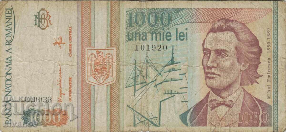 Romania 1000 Lei 1993 year #4865 with price 1.99 BGN | € 1.02 Romania 1000 Lei 1993 year #4865 with price 1.99 BGN | € 1.02