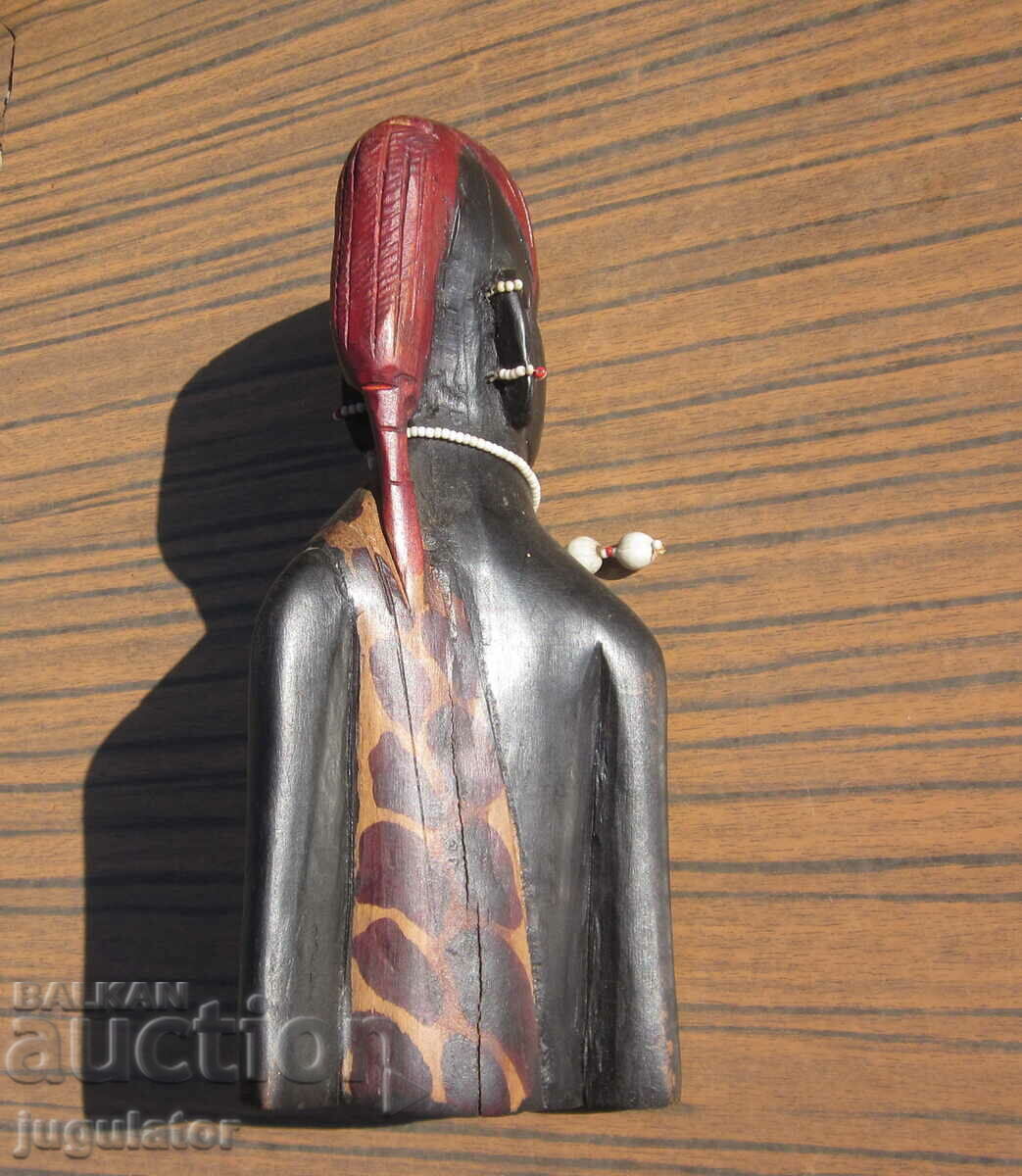 Delivery of old ebony figure statuette ebony woman figurine Delivery of old ebony figure statuette ebony woman figurine