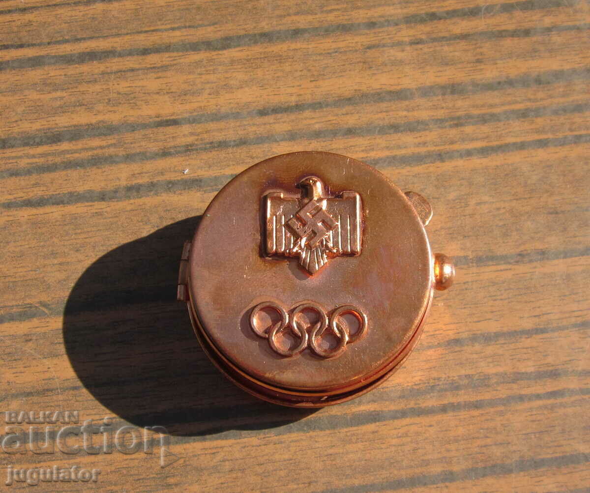 метална Германска олимпийска кутийка кутия