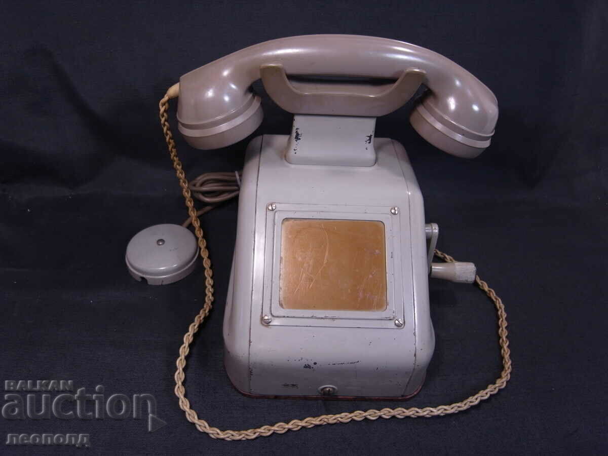 OLD RETRO METAL CRANK TELEPHONE with price 80.00 BGN | € 40.90 OLD RETRO METAL CRANK TELEPHONE with price 80.00 BGN | € 40.90