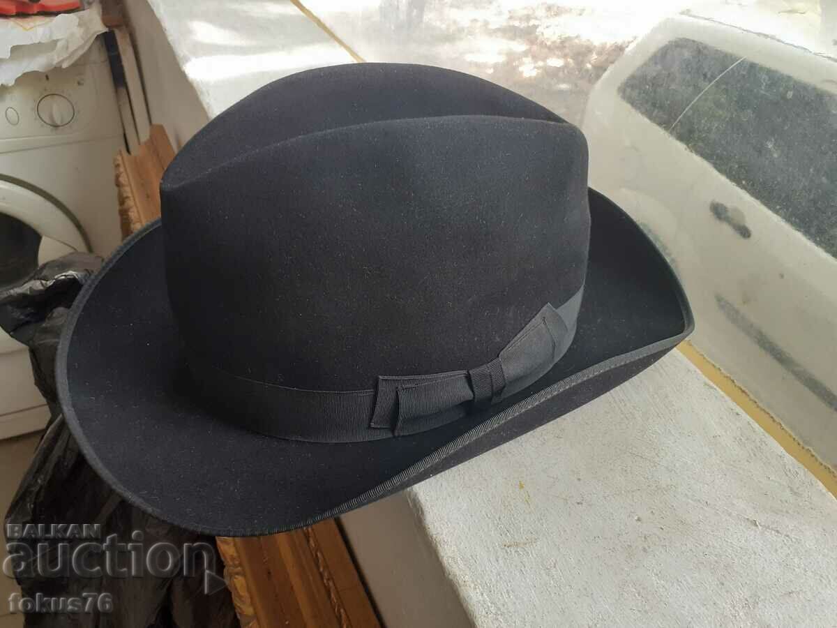 Old branded Viennese bombe hat - 6 Old branded Viennese bombe hat - 6