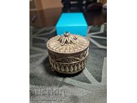 Antique collectible Albania filigree jewelry box