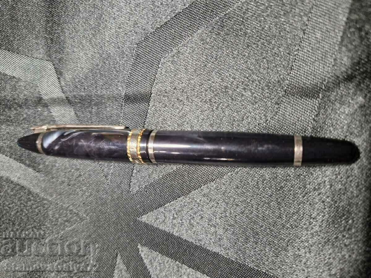 Unique antique French Lagiole fountain pen - 5