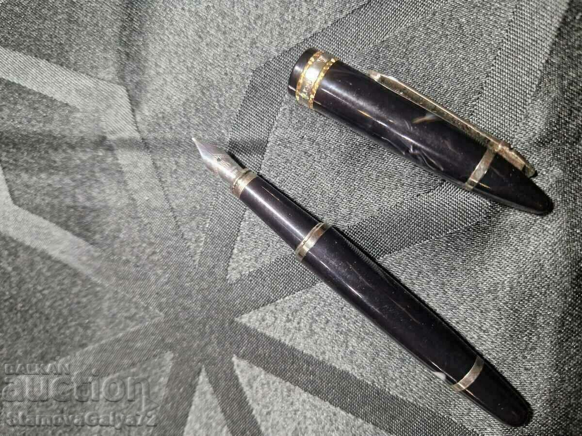 Unique antique French Lagiole fountain pen - 6