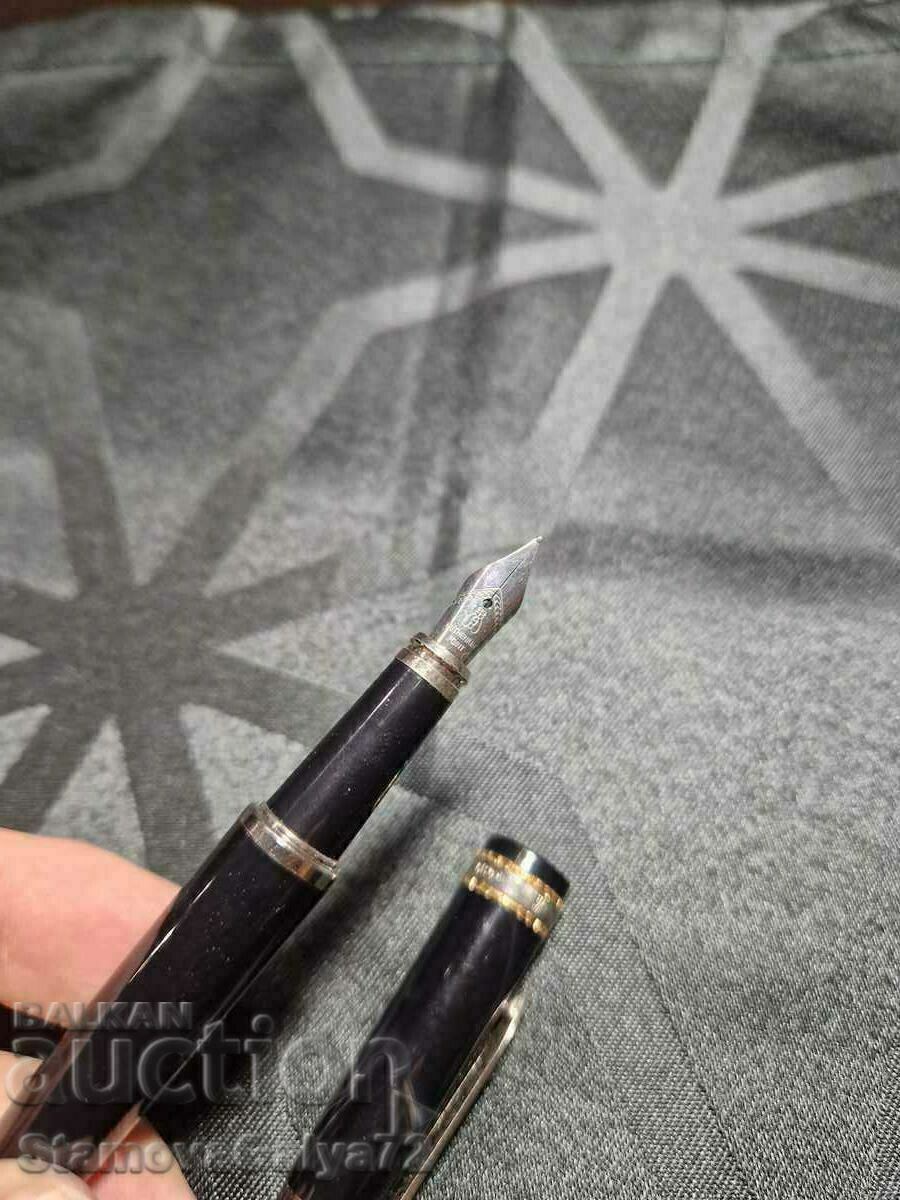 Unique antique French Lagiole fountain pen - 7