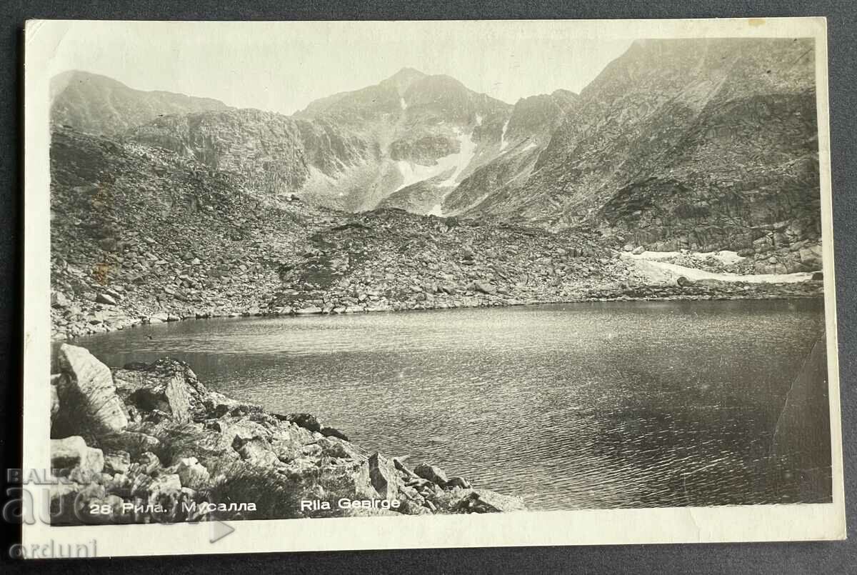 3685 Царство България планина Рила печат хижа Мусала 1940г.