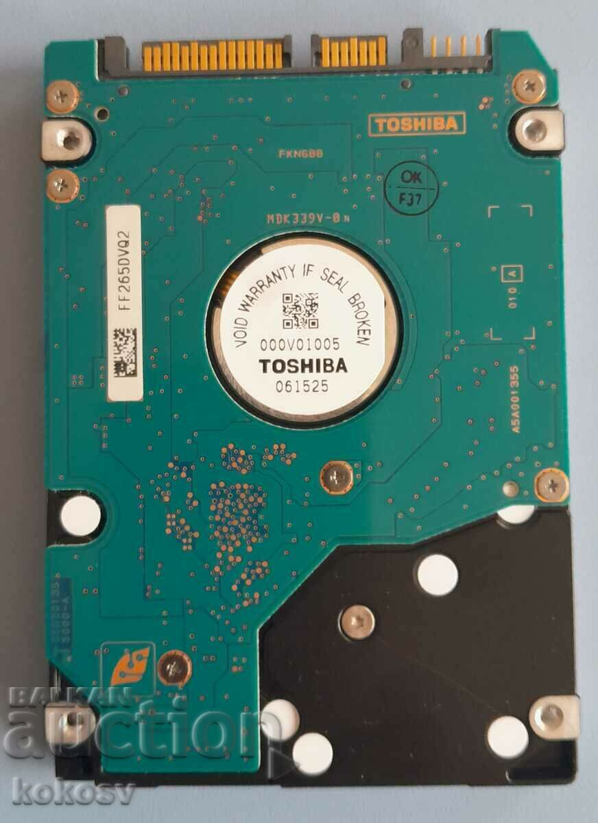 Hard disk HDD Toshiba 2.5" MK1032GSX 100GB / 16MB / 5400 cu preț 30.00 BGN | € 15.34