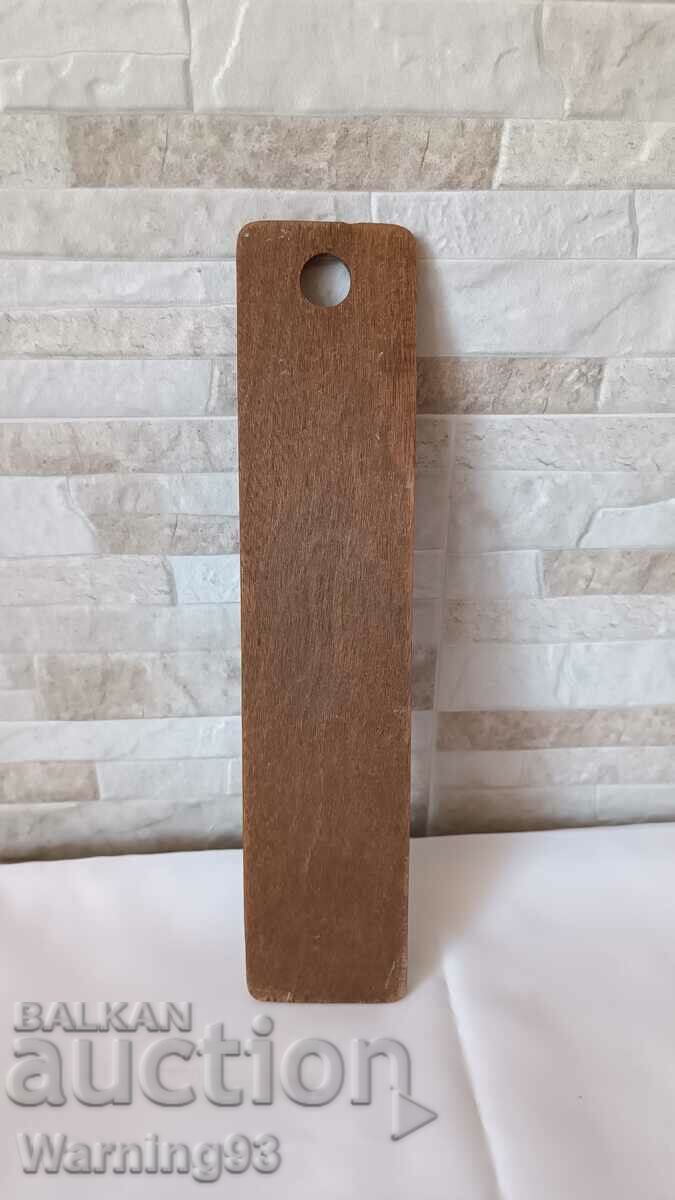 Old wooden wall thermometer - PLOVDIV - 5 Old wooden wall thermometer - PLOVDIV - 5