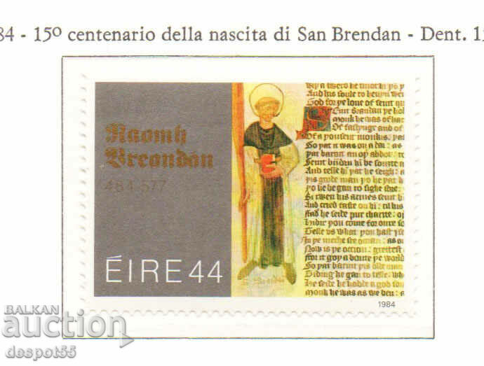 1984. Eire. 1500η επέτειος του Αγίου Saint Brendan.