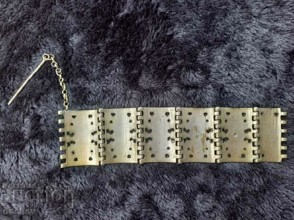 Rare antique Renaissance silver bracelet 19th Century, costume - 6 Rare antique Renaissance silver bracelet 19th Century, costume - 6