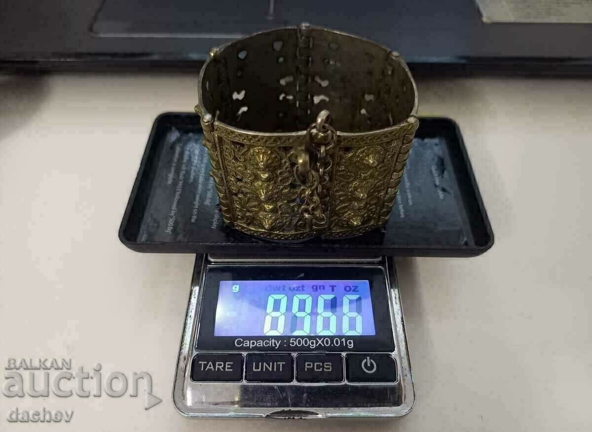 Rare antique Renaissance silver bracelet 19th Century, costume - 7 Rare antique Renaissance silver bracelet 19th Century, costume - 7