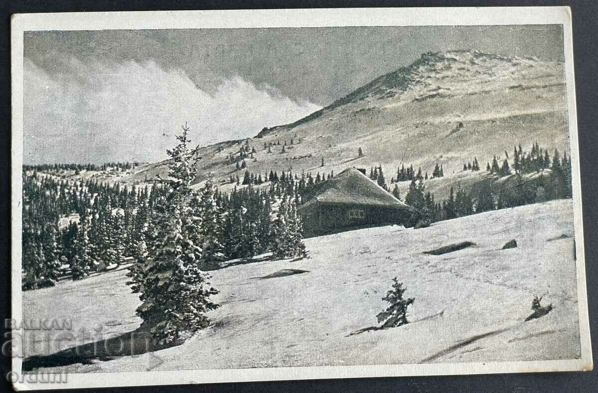 3733 Kingdom of Bulgaria Vitosha Hut Aleko seal from the hut 1925