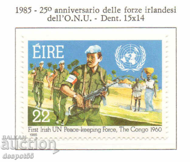 1985. Irlanda. 25 de ani de la prima forță irlandeză a ONU.