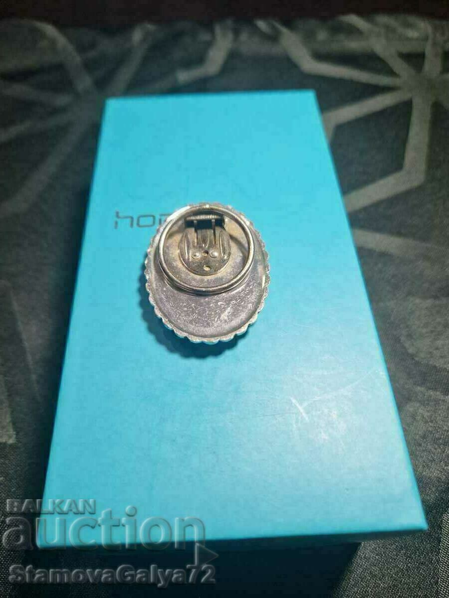 A lovely antique French porcelain brooch - 6 A lovely antique French porcelain brooch - 6