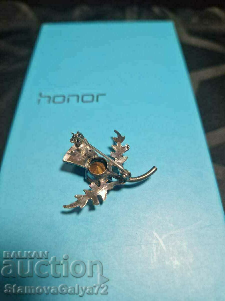 A very beautiful antique Irish silver brooch - 6