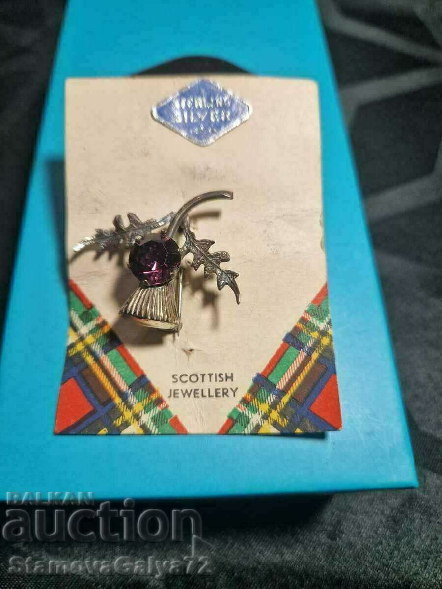 A very beautiful antique Irish silver brooch A very beautiful antique Irish silver brooch