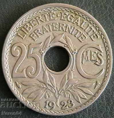 25 centimetri 1923, Franța