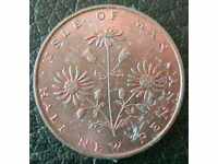 1/2 penny 1971 Insula Man