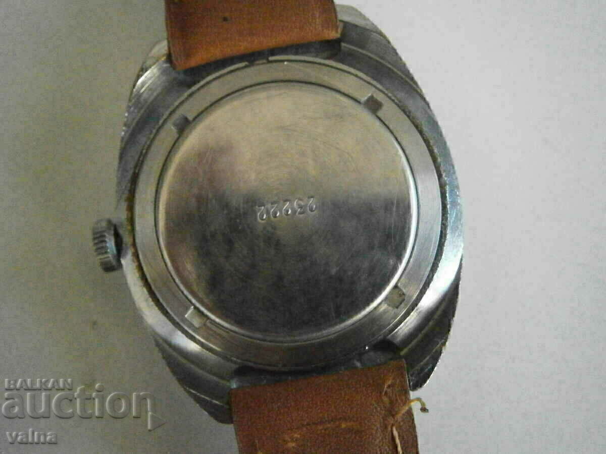 POLJOT, 17 κοσμήματα, cal. 2614, θήκη 37,0 x 44 mm, κατασκευής ΕΣΣΔ - 6