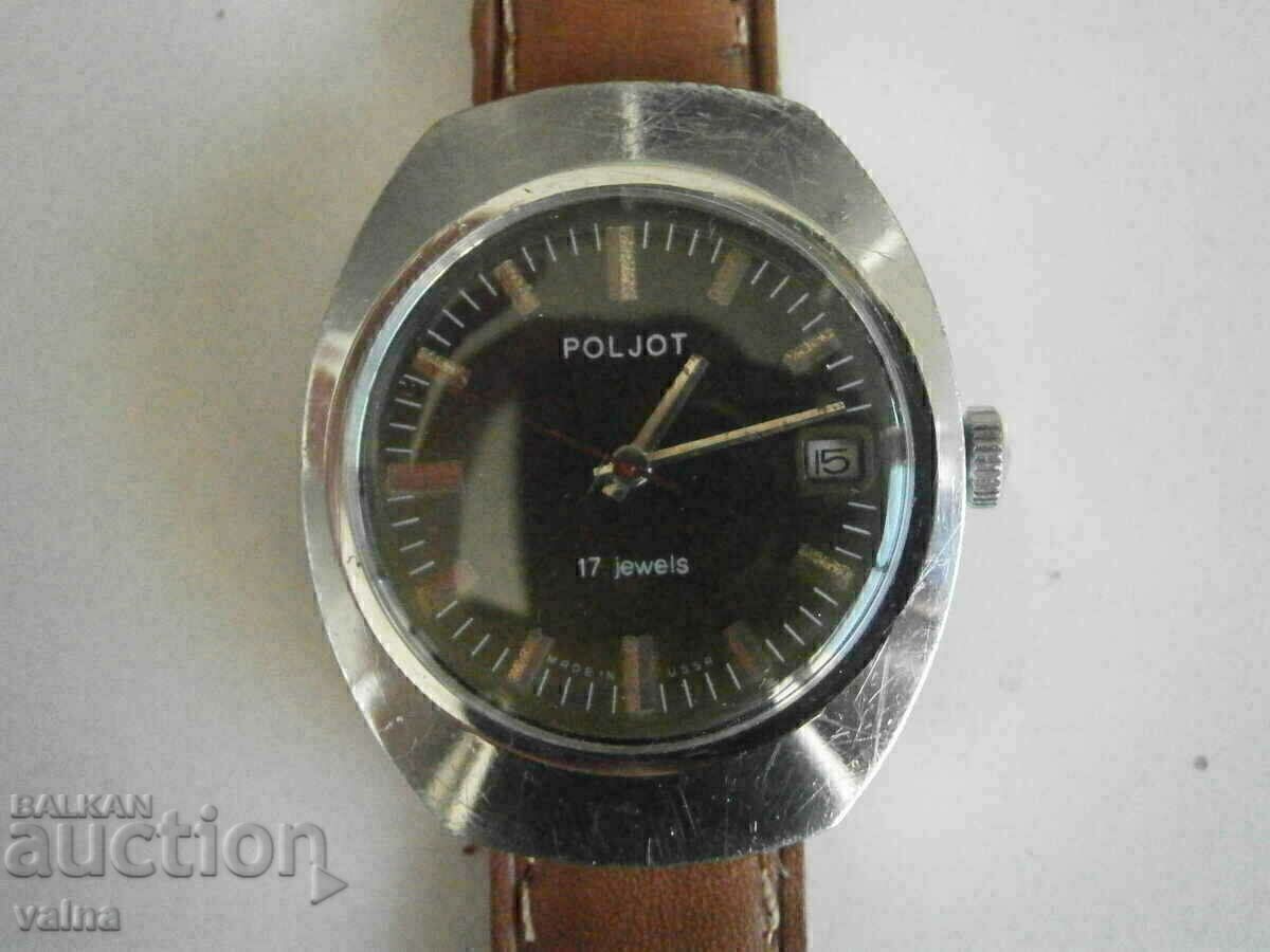 POLJOT, 17 jewels, cal. 2614, каса 37,0 х 44mm, made in USSR POLJOT, 17 jewels, cal. 2614, каса 37,0 х 44mm, made in USSR