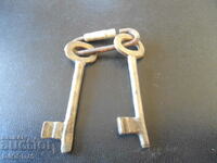 Old bronze keys