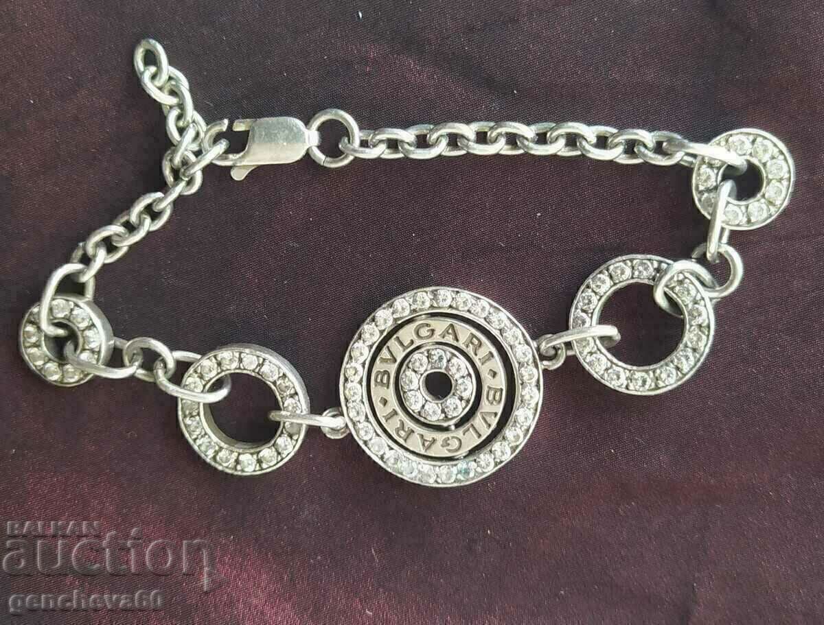Bulgari branded silver bracelet 20g with price 120.00 BGN | € 61.36