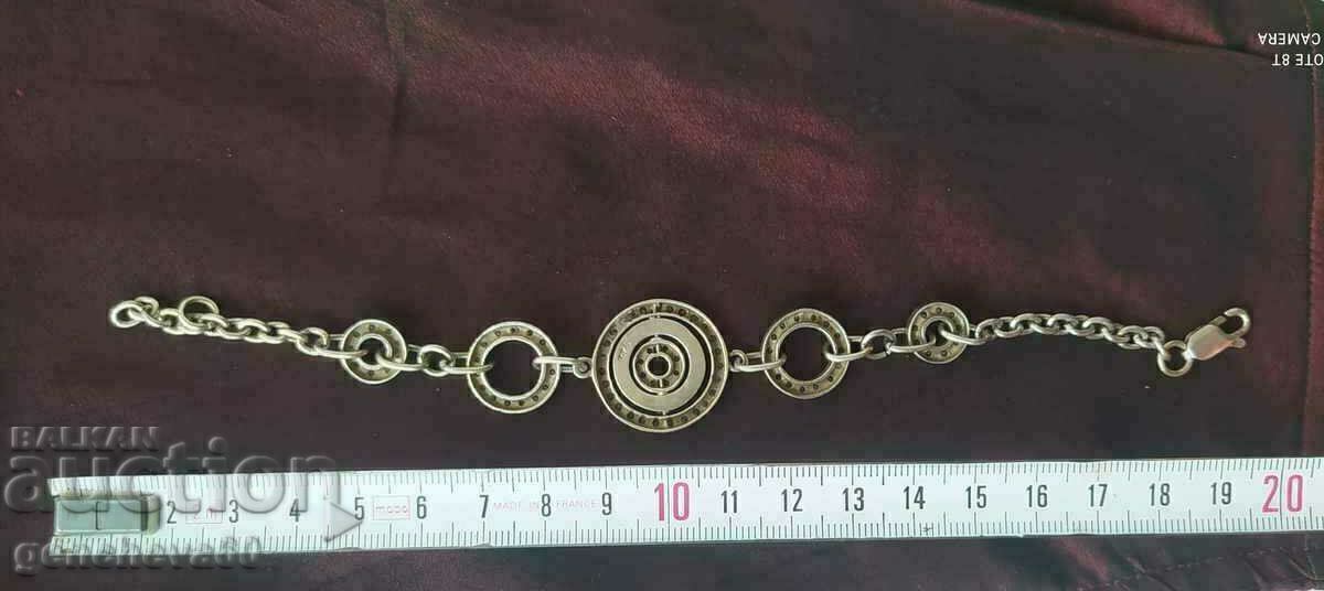 Auction  Bulgari branded silver bracelet 20g