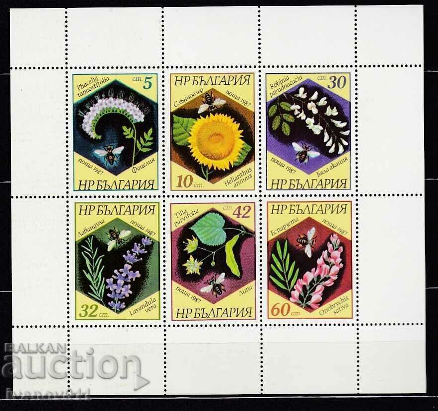 ΒΟΥΛΓΑΡΙΑ- 1987- KBPM-2019 Μικρό φύλλο #3585-3590 **/MNH