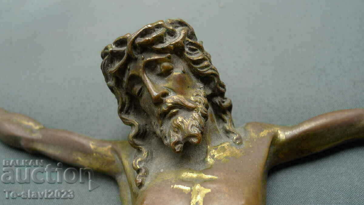 Old Bronze Crucifix