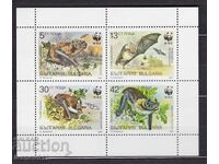 BULGARIA- 1989- KBPM-2019 Small sheet #3743-3746 **/MNH