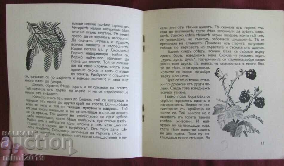 Old Children's Book - The Little Squirrel - 5 Old Children's Book - The Little Squirrel - 5