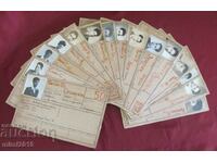 40's 15 pcs. Children's Registration Cards - Passports