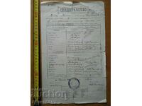 Certificat 1897 Harmanli High School for Girls