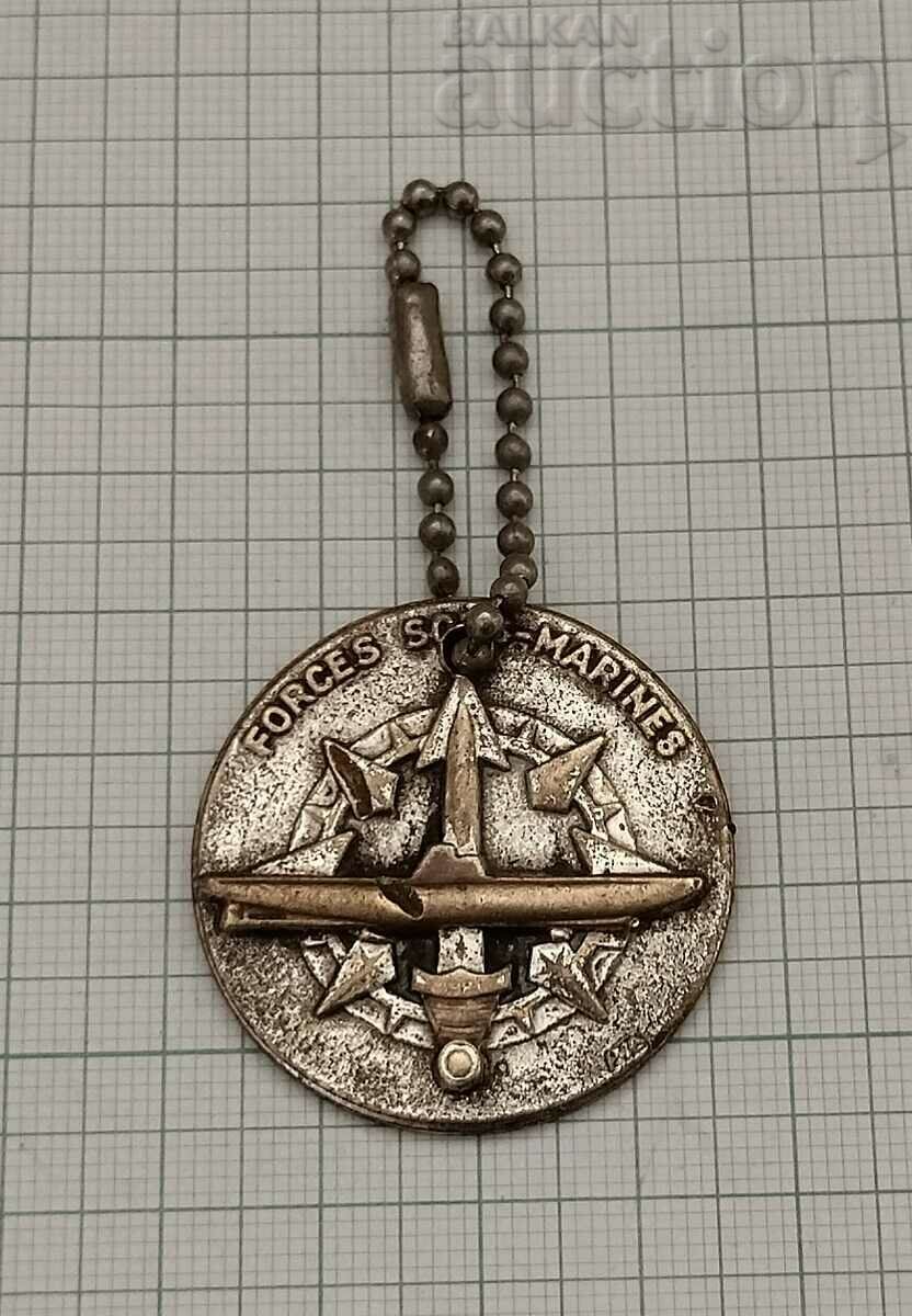 SUBMARINE FORCES SOUS-MARINES FRANCE MEDAL PLAQUE with price 10.00 BGN | € 5.11 SUBMARINE FORCES SOUS-MARINES FRANCE MEDAL PLAQUE with price 10.00 BGN | € 5.11