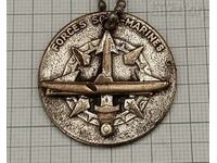 SUBMARINE FORCES SOUS-MARINES FRANCE MEDAL PLAQUE