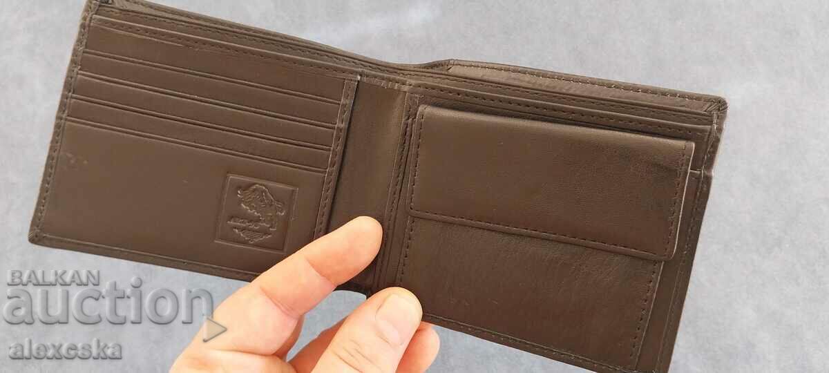 Leather wallet - "ART"