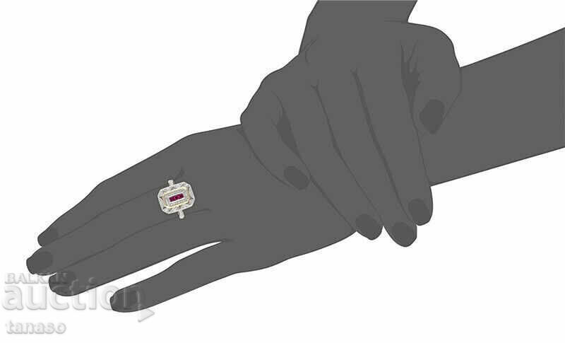 Inel cu zircon și cristale, placat cu aur cu preț 29.00 BGN | € 14.83 Inel cu zircon și cristale, placat cu aur cu preț 29.00 BGN | € 14.83