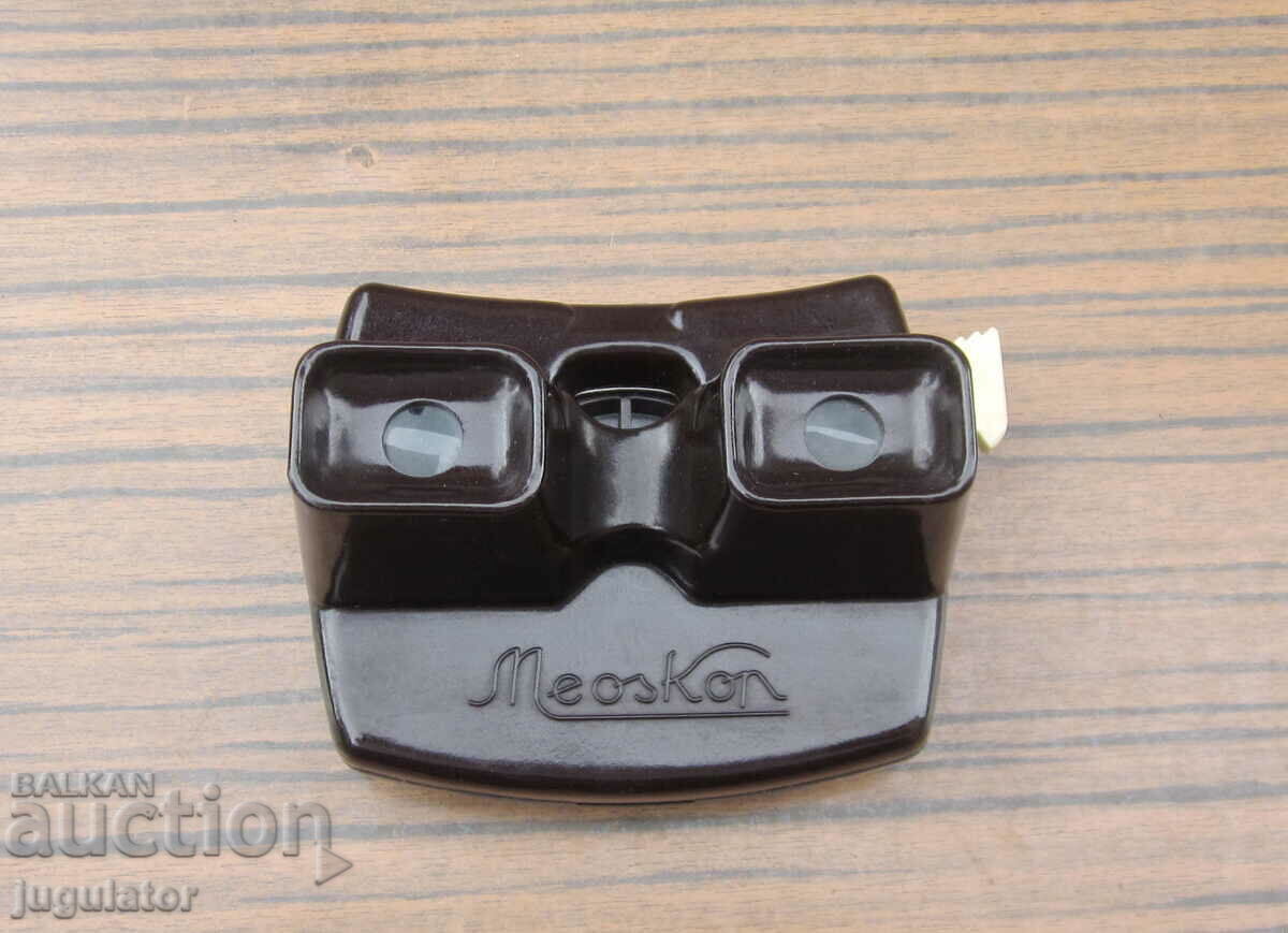 meoscop meopta old bakelite stereoscope device apparatus