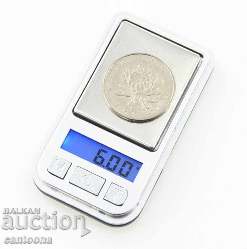Mini cantar electronic 200 g x 0,01 g in forma de iPhone cu preț 14.99 BGN | € 7.66