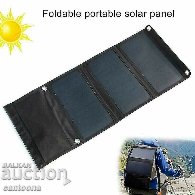 Foldable Solar Panel 21W, foldable solar panel, 2xUSB