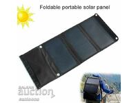 Foldable Solar Panel 21W, сгъваем соларен панел, 2xUSB