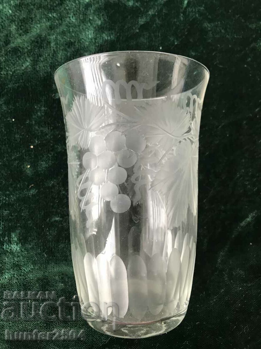 Auction Water glasses-11 cm. engraved 2 pcs Auction Water glasses-11 cm. engraved 2 pcs