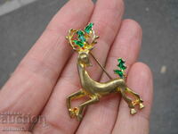 СТАРА БРОШКА ЕЛЕН С ЕМАЙЛ